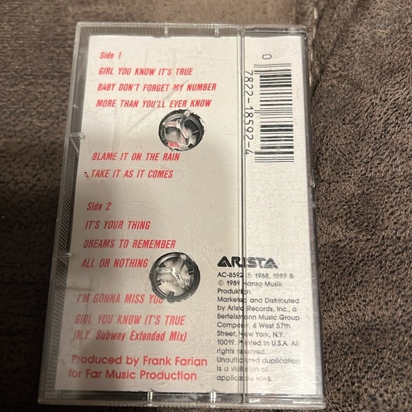 Milli Vanilla Cassette tape - Picture 2 of 4